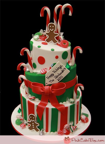 Fondant Christmas Cakes
 Christmas Theme Cakes and Cupcakes Cakes and Cupcakes Mumbai