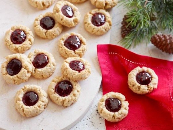 Food Network Christmas Cookies
 Thumbprint Cookies Recipe