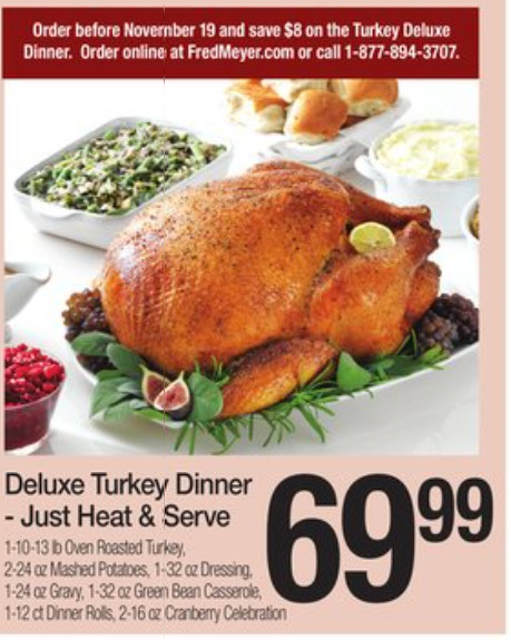Fred Meyer Thanksgiving Dinner
 Best Turkey Price Roundup – updated as of 11 10 17