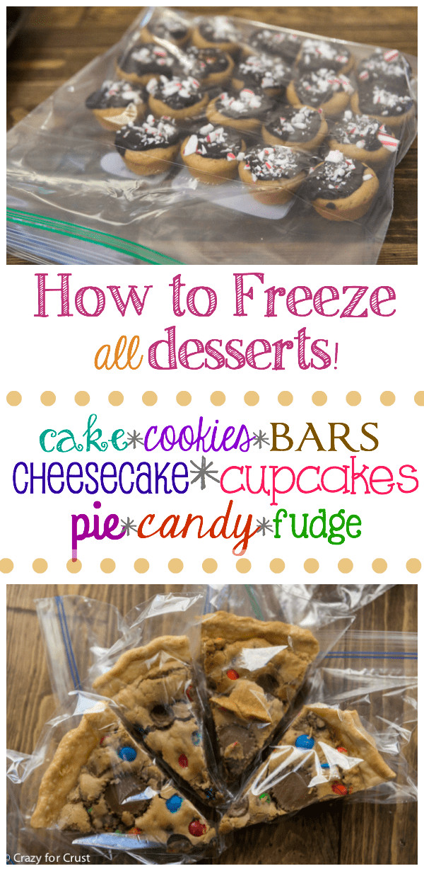 Freezing Christmas Cookies
 How to Freeze Desserts Crazy for Crust