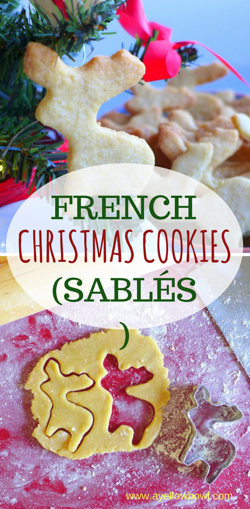 French Christmas Cookies
 Edible Gifts French Christmas Cookies or Sablés