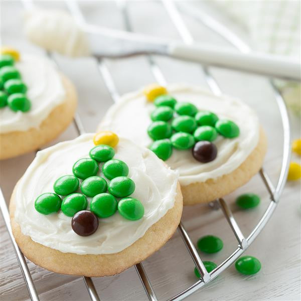 Frosted Christmas Cookies
 Frosted Christmas Tree Cookies