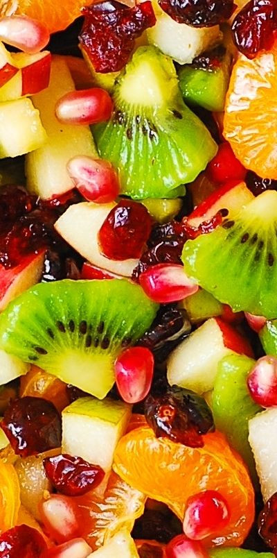 Fruit Salads Thanksgiving
 Winter Fruit Salad with Maple Lime Dressing