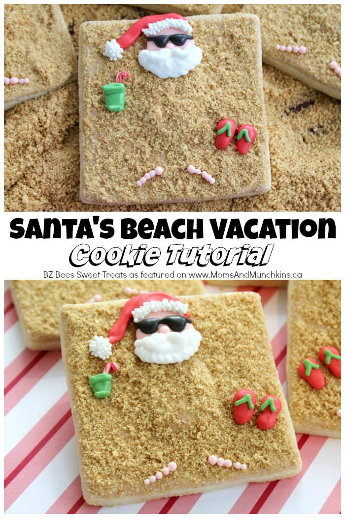 Fun Christmas Baking Ideas
 Santa Beach Cookies Tutorial Moms & Munchkins