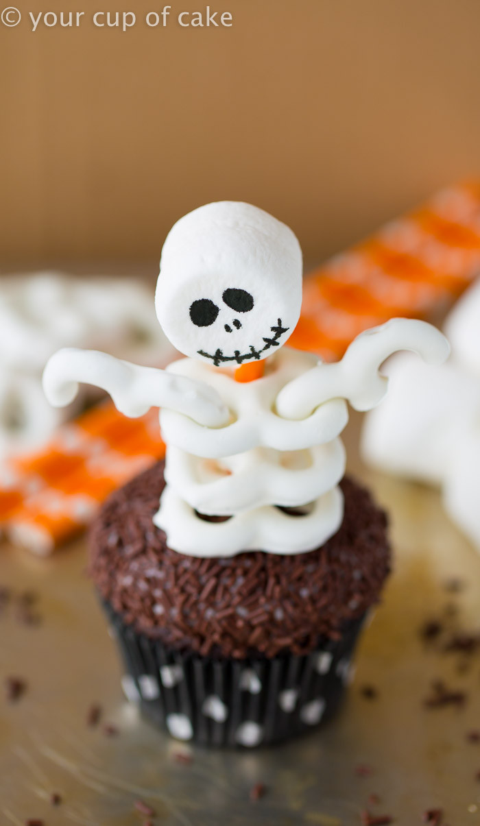 Fun Halloween Cupcakes
 Skeleton Cupcakes Your Cup of Cake