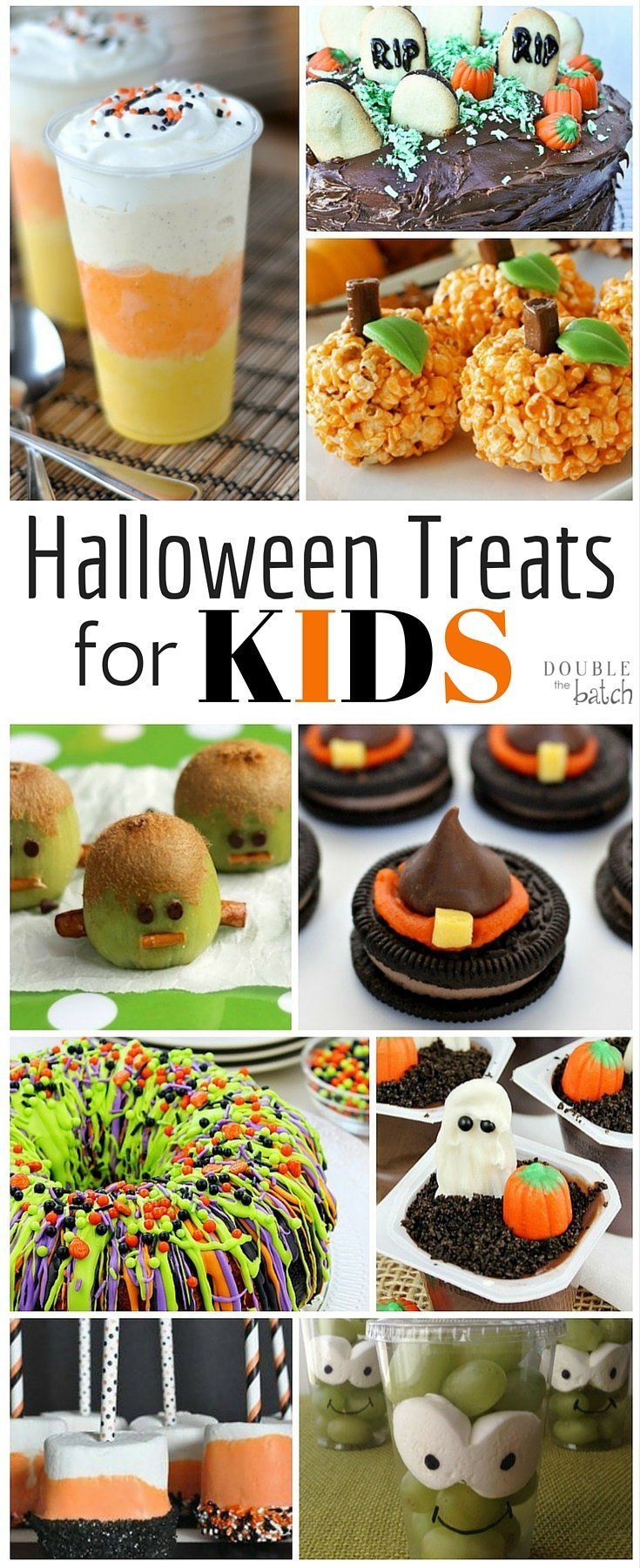 Fun Halloween Desserts
 Fun Halloween Treats for Kids Double the Batch