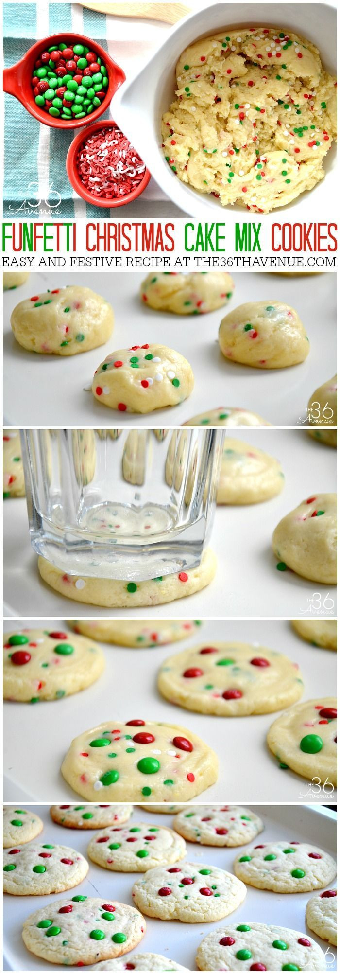 Funfetti Christmas Cookies
 Funfetti Christmas Cake Cookies s and