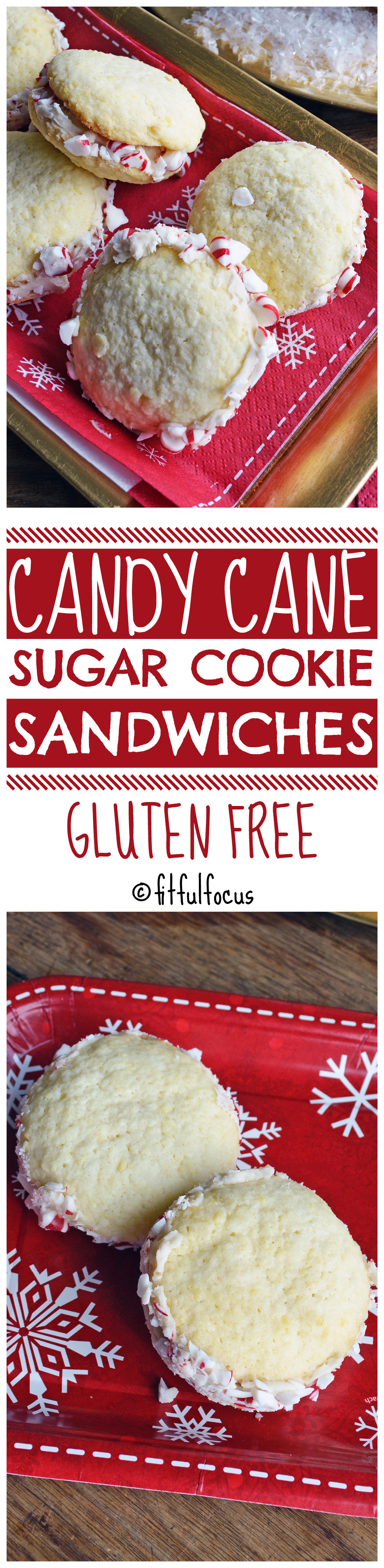 Gluten Free Christmas Candy
 Candy Cane Sugar Cookie Sandwiches gluten free Fitful