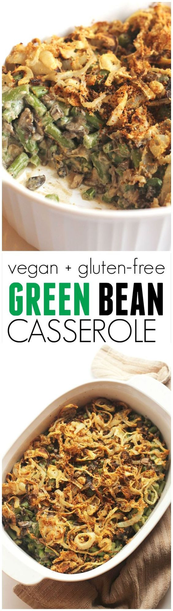 Gluten Free Vegan Thanksgiving
 Green bean casserole Thanksgiving sides and Bean