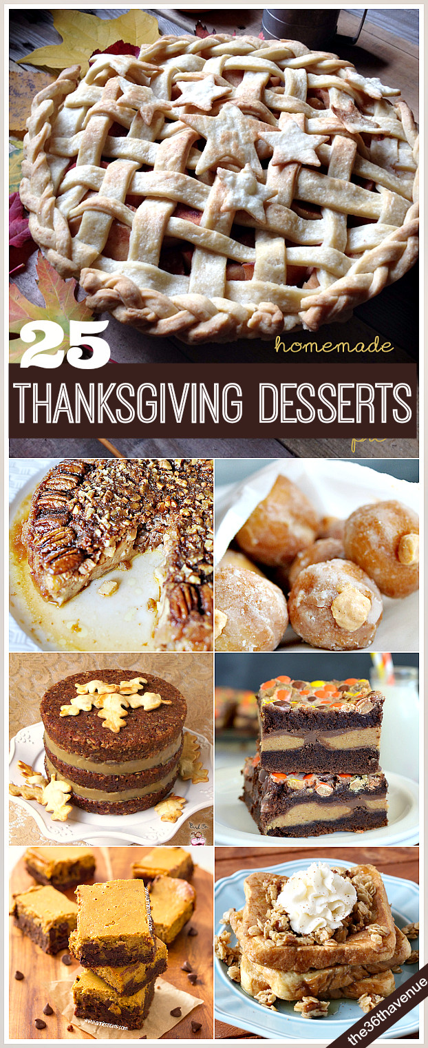 Good Desserts To Make For Thanksgiving
 25 Thanksgiving Recipes Desserts and Treats The 36th