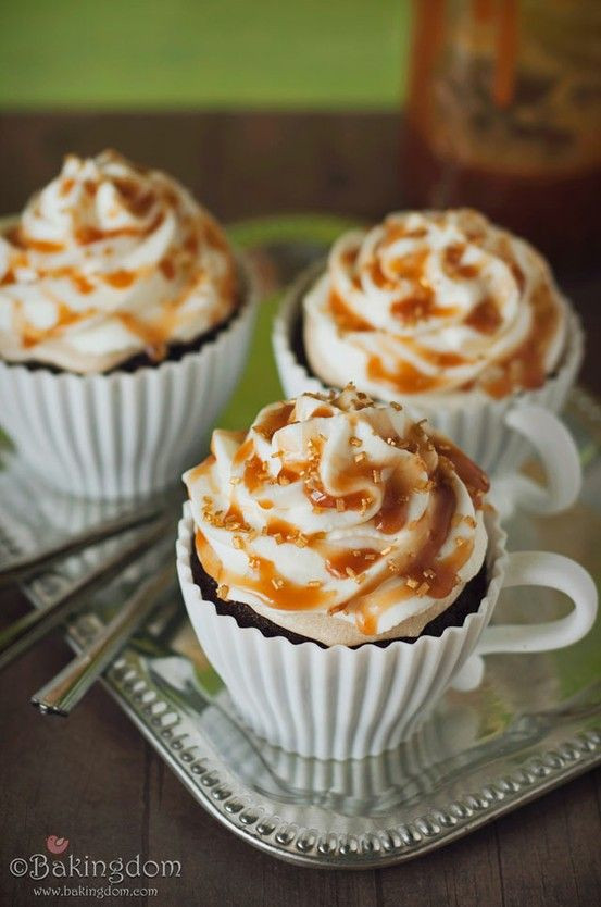 Great Fall Desserts
 Starbucks Salted Caramel Mocha Cupcakes GREAT fall dessert