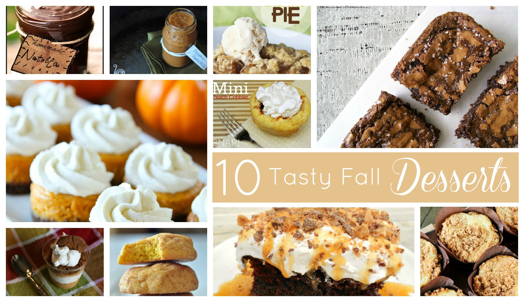 Great Fall Desserts
 10 Great Fall Dessert Recipes