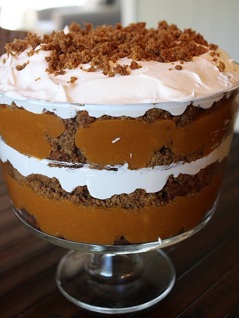 Great Fall Desserts
 pumpkin trifle great holiday dessert