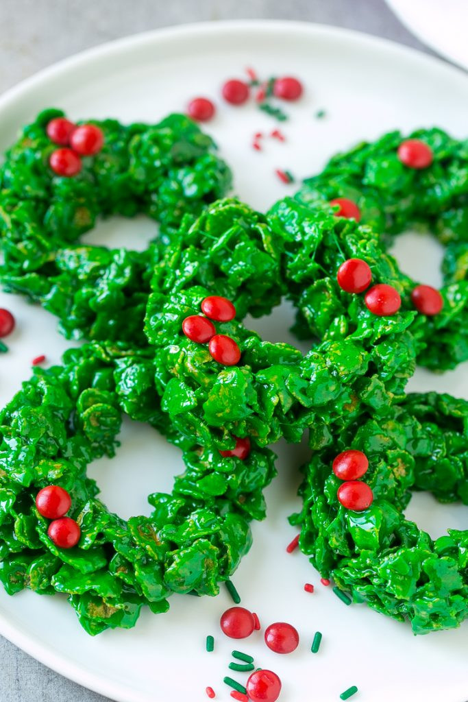Green Christmas Cookies
 Christmas Wreath Cookies Dinner at the Zoo