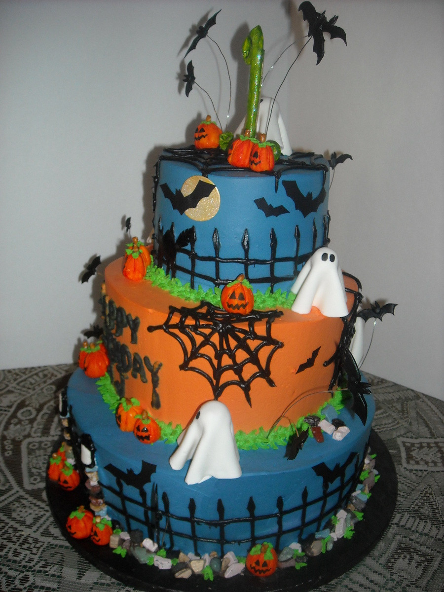 Halloween 1St Birthday Cake
 Halloween Themed 1St Birthday Cake CakeCentral