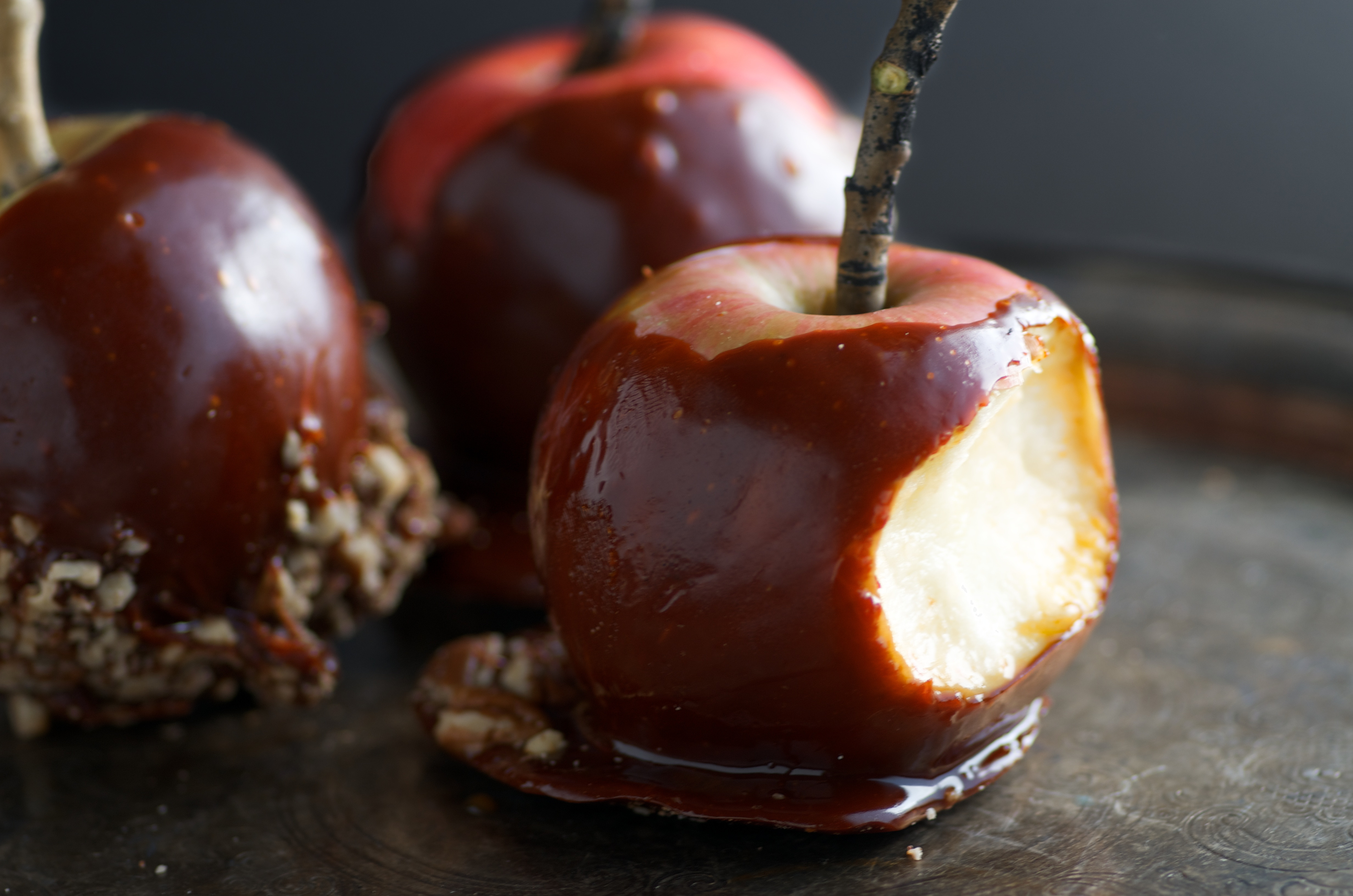 Halloween Apple Recipes
 Spooky Honey Caramel Apples for Halloween Nourished Kitchen