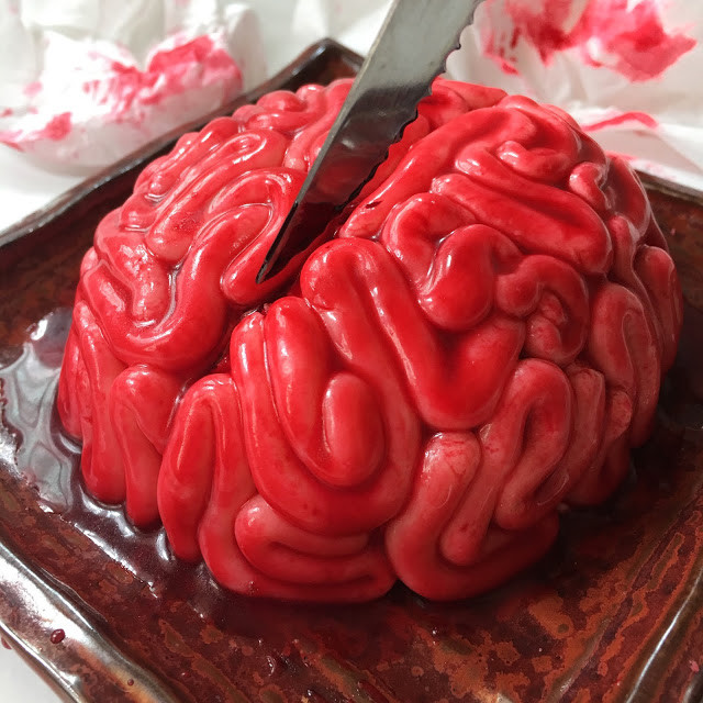 Halloween Brain Cakes
 Sherbakes Step by Step Tutorial on how to make a