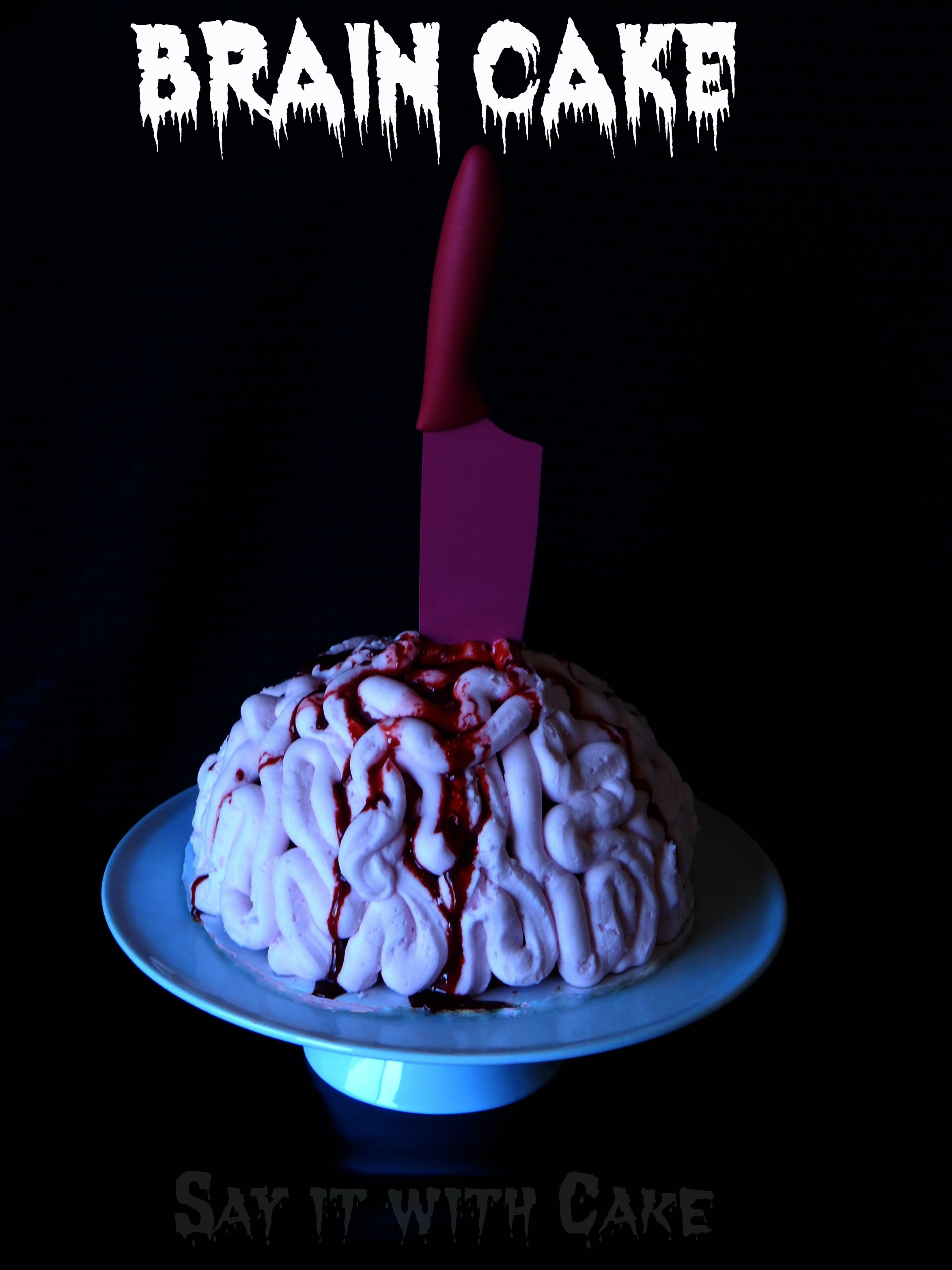 Halloween Brain Cakes
 Zombie Brain Freeze Ice Cream Cake – Say it With Cake
