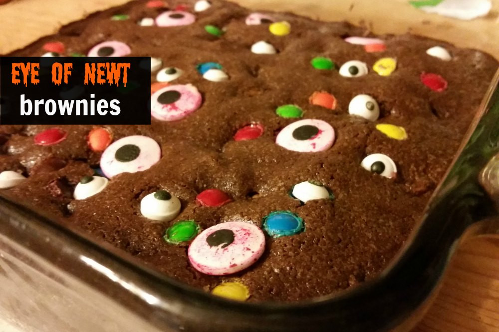Halloween Brownies Decorating
 Eye of Newt Halloween brownies recipe Eat Travel Life
