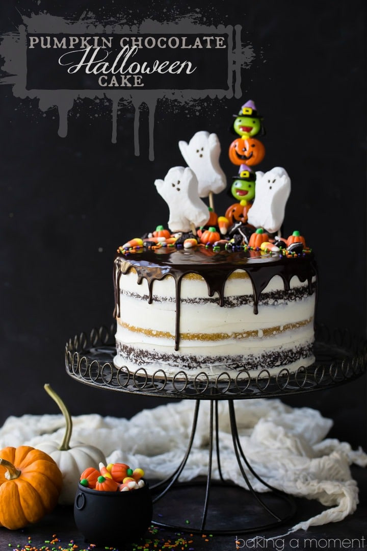 Halloween Cakes Games
 Pumpkin Chocolate Halloween Cake Baking A Moment