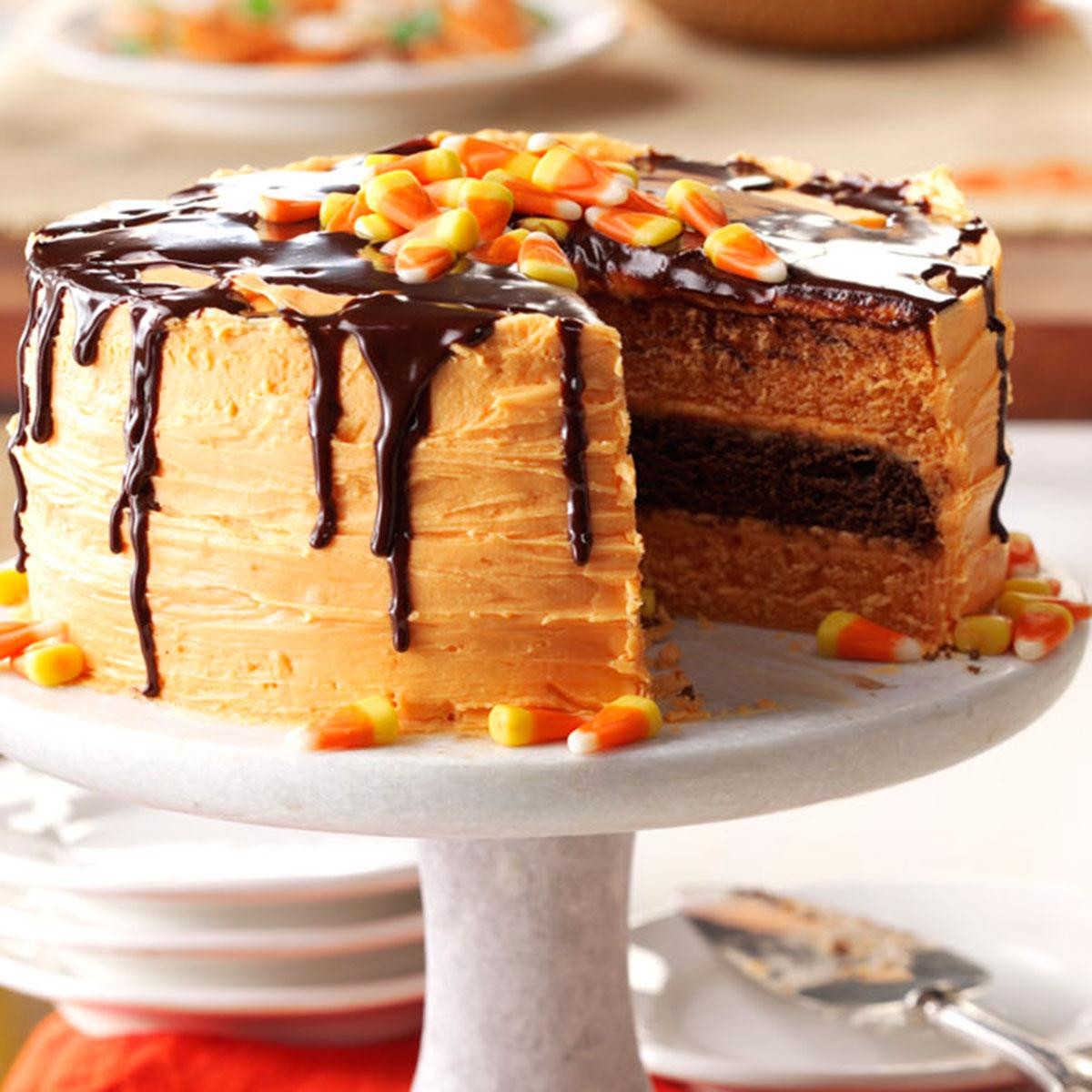 Halloween Cakes Recipes With Pictures
 Halloween Layer Cake Recipe