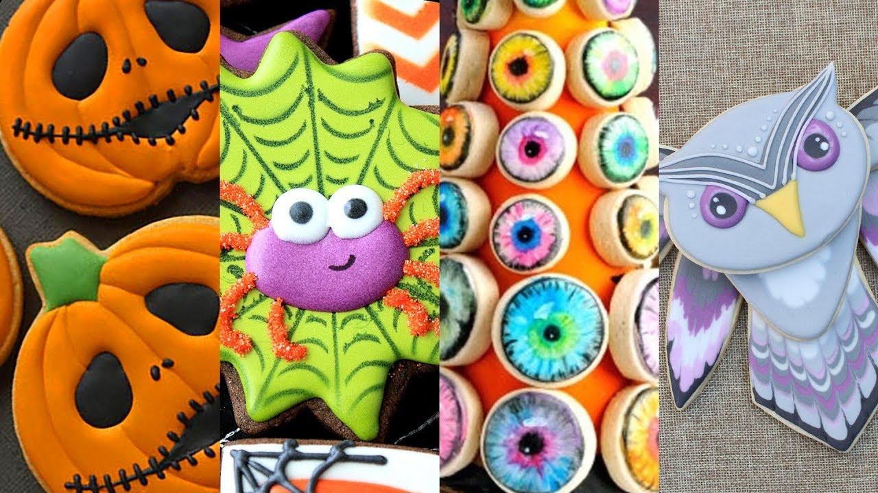 Halloween Cookies Decorating
 BEST HALLOWEEN COOKIES Cookie Decorating Video