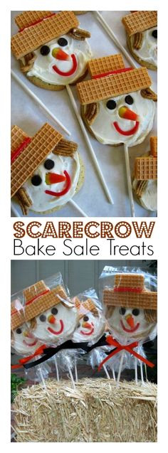 Halloween Cookies For Sale
 Scarecrow Bake Sale Treats Margaret s Sugar Cookies