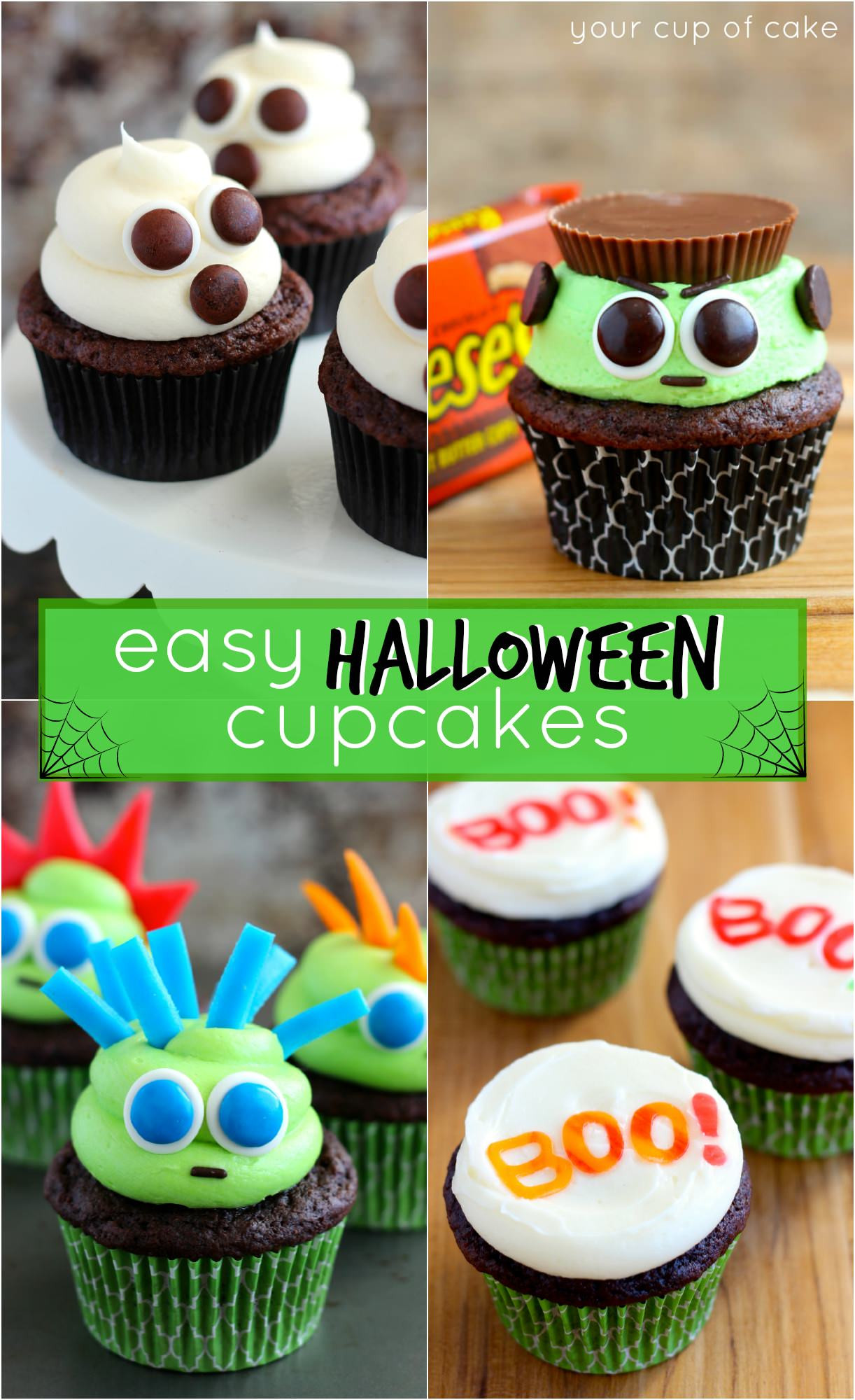 Halloween Cupcakes Designs
 Easy Halloween Cupcake Ideas Your Cup of Cake