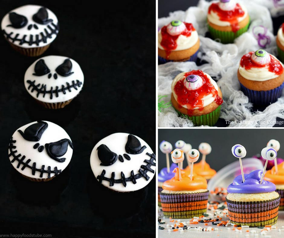 Halloween Cupcakes For Kids
 12 Frightening Halloween Cupcakes That Will Scare Your Kids
