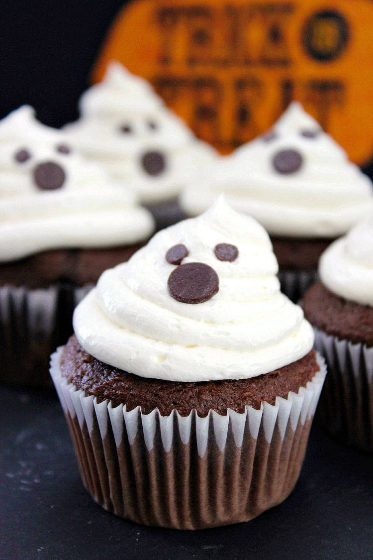 Halloween Cupcakes Recipe
 Halloween Ghost Cupcakes Recipe