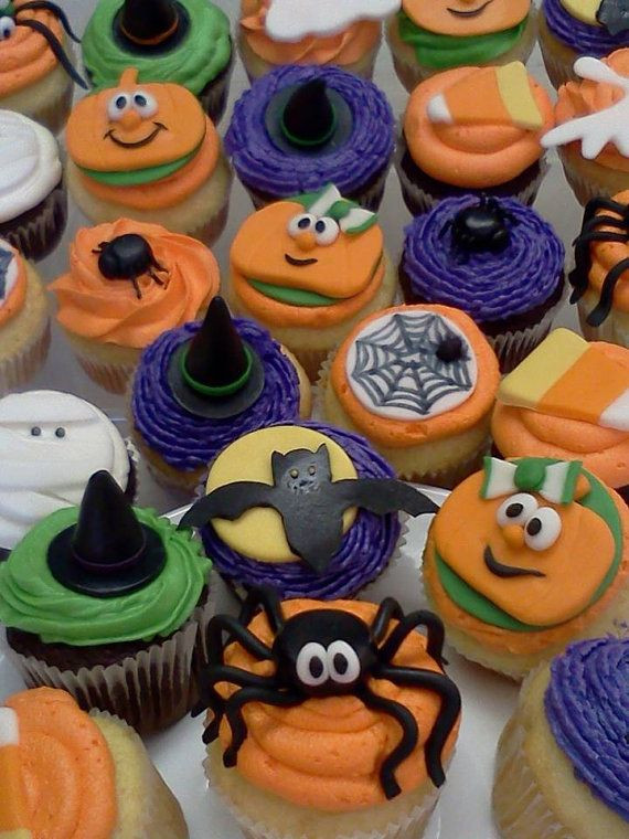 Halloween Cupcakes Toppers
 36 Scary Halloween Cupcake Toppers Cupcakes Gallery