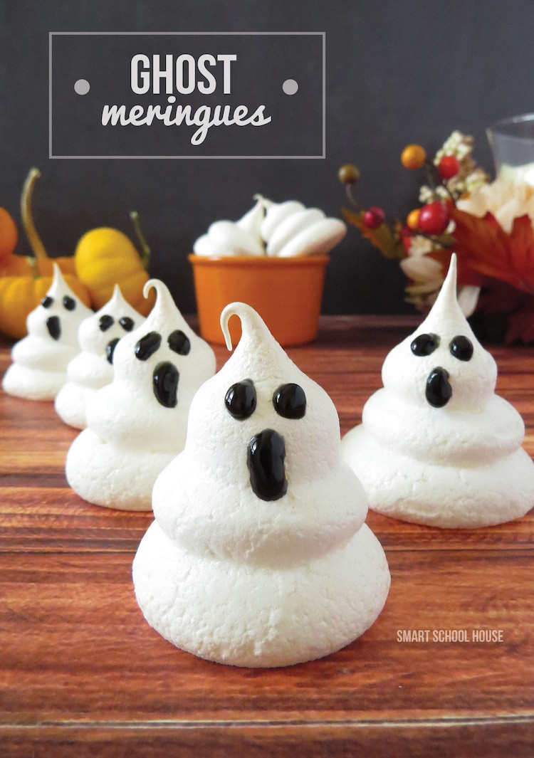 Halloween Desserts Easy
 Ghost Meringues