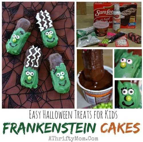 Halloween Desserts For Kids
 Halloween Food recipes Easy Halloween Frankenstein Cakes