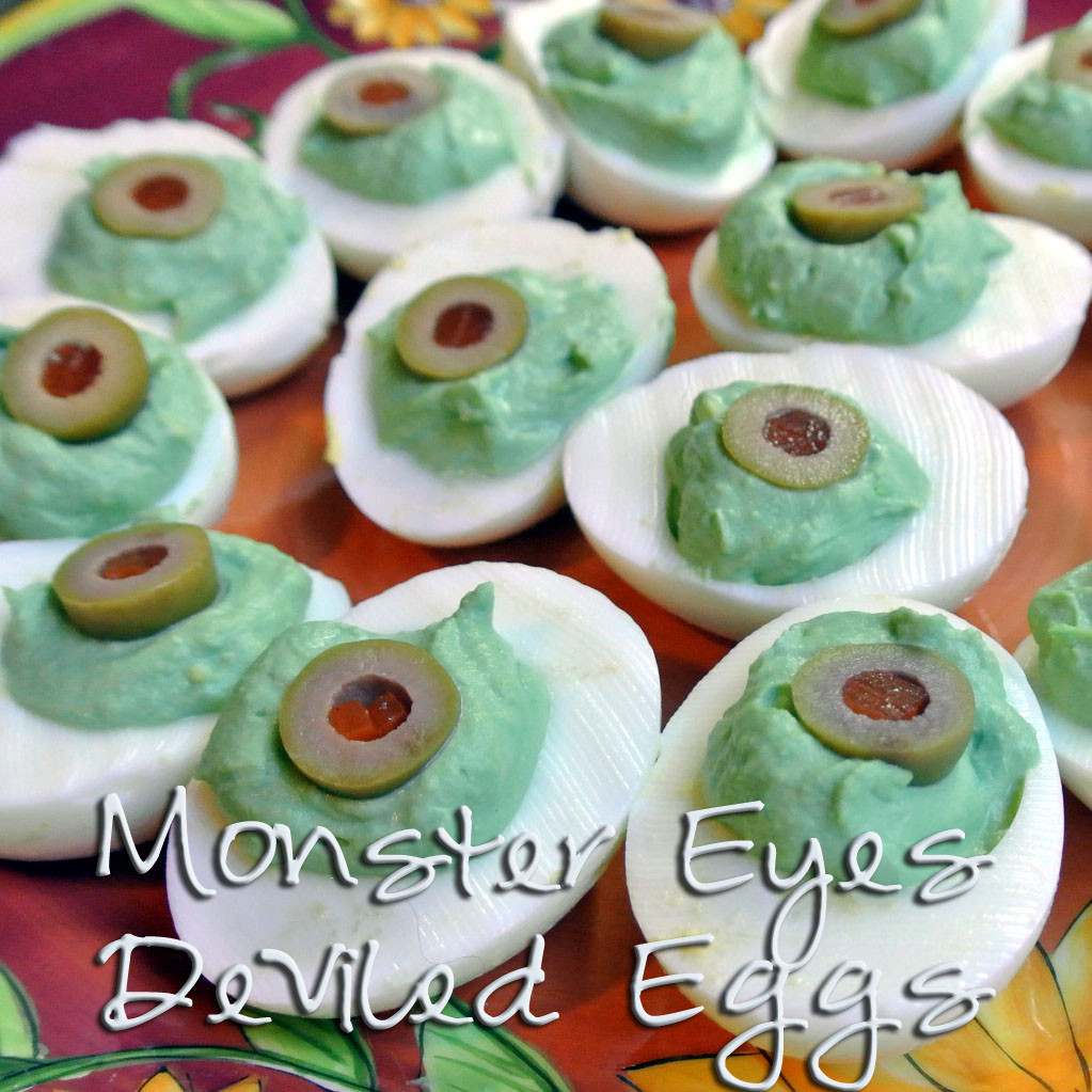 Halloween Deviled Eggs Eyeballs
 Mom What s For Dinner Halloween Eyeball deviled eggs
