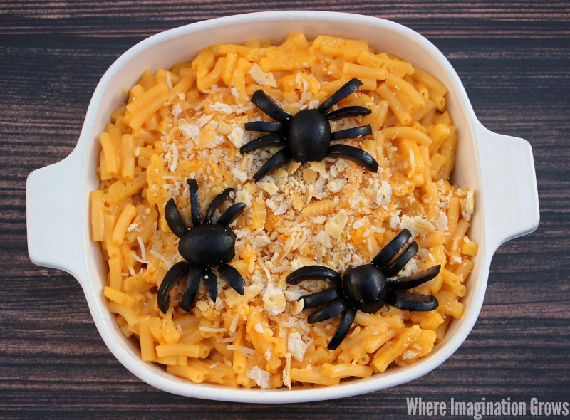 Halloween Dinner Ideas For Kids
 Spider Macaroni & Cheese for a Spooky Halloween Dinner