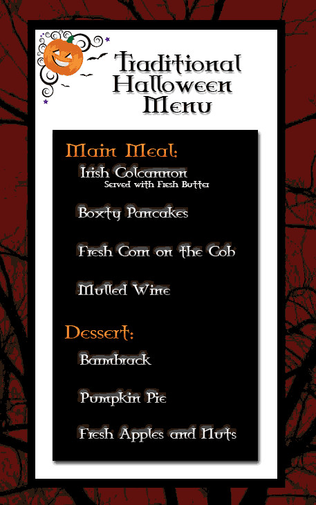 Halloween Dinner Menus
 Want to go traditional with a Halloween dinner party Try