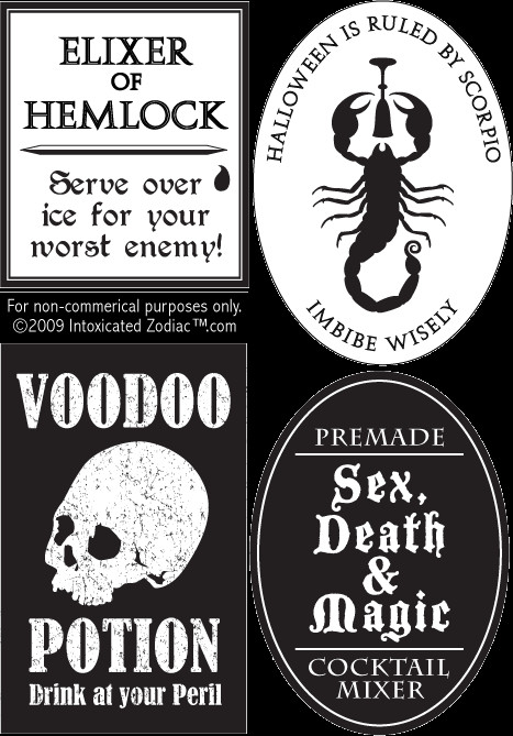 Halloween Drinks Labels
 Cute Food For Kids 20 Halloween Drink Recipes for Grown Ups