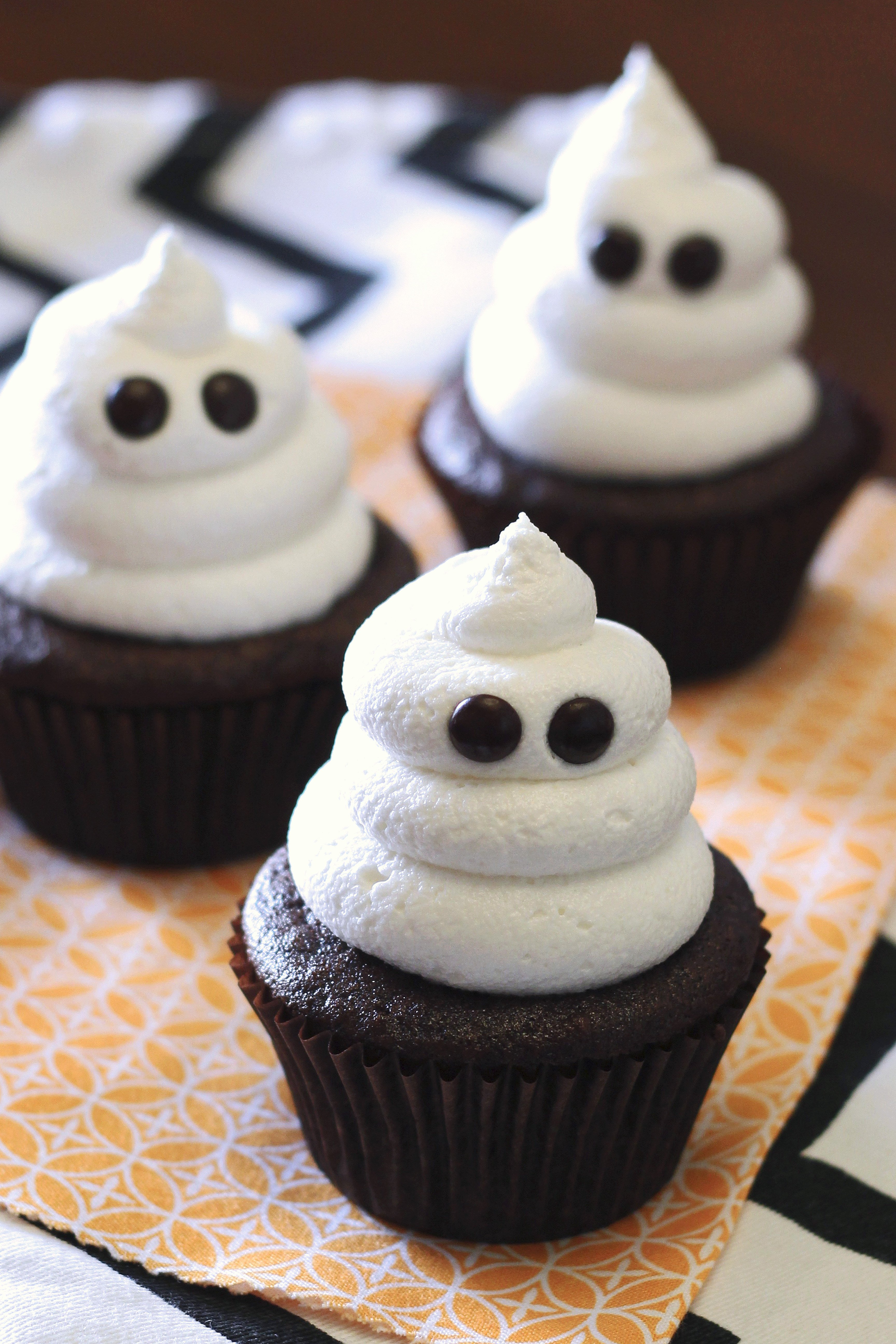 Halloween Ghost Cupcakes
 gluten free vegan ghost cupcakes Sarah Bakes Gluten Free