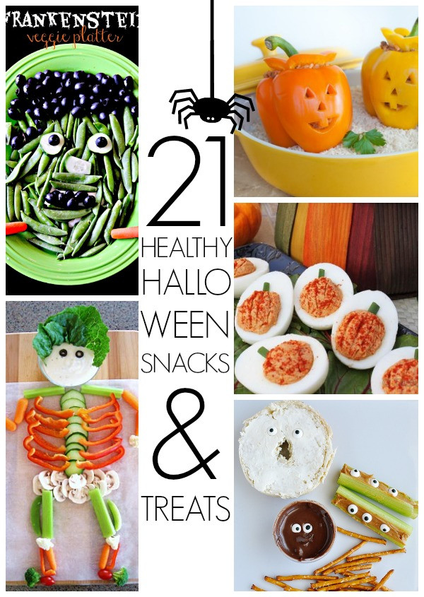 Halloween Healthy Snacks
 Healthy Halloween snacks C R A F T