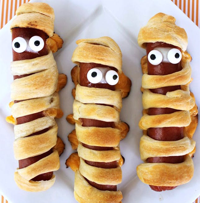 Halloween Hot Dogs
 50 Halloween Recipes Guaranteed to Freak Out Your Guests