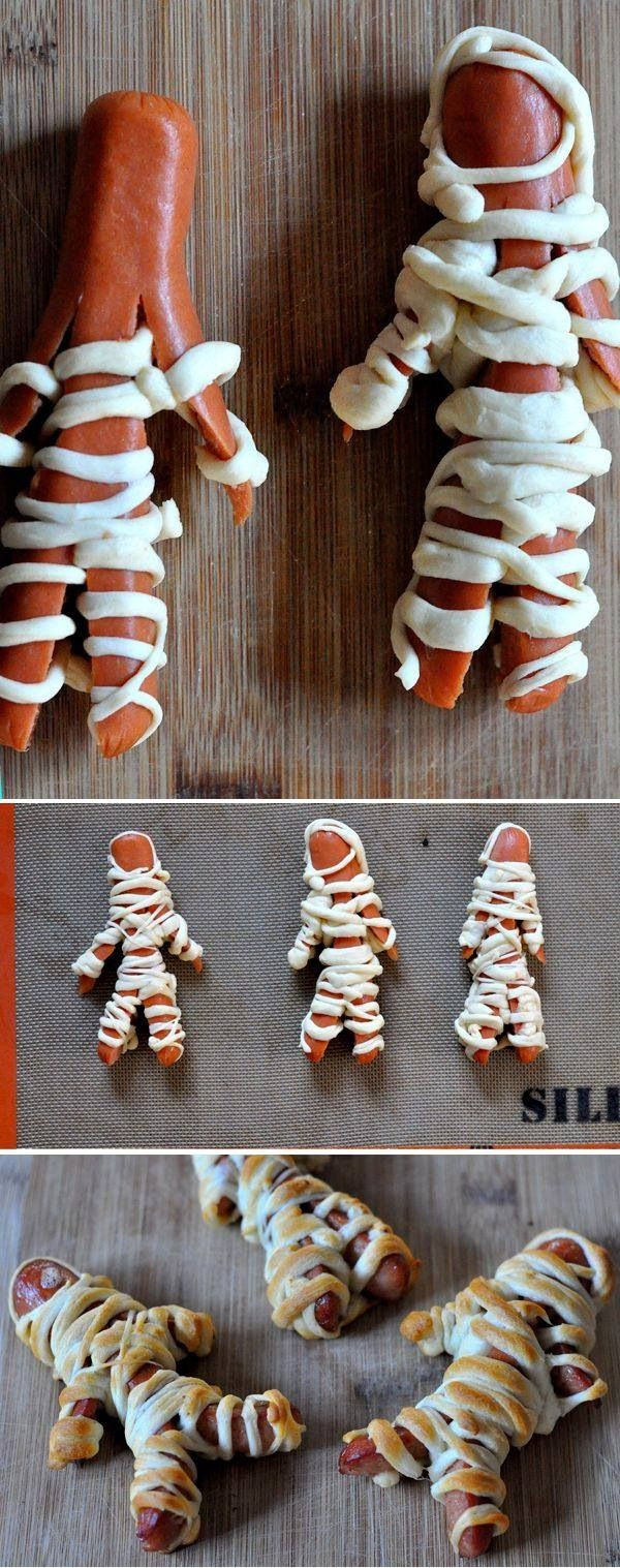 Halloween Hot Dogs Mummy
 Halloween Hot Dog Mummies Recipe — Dishmaps