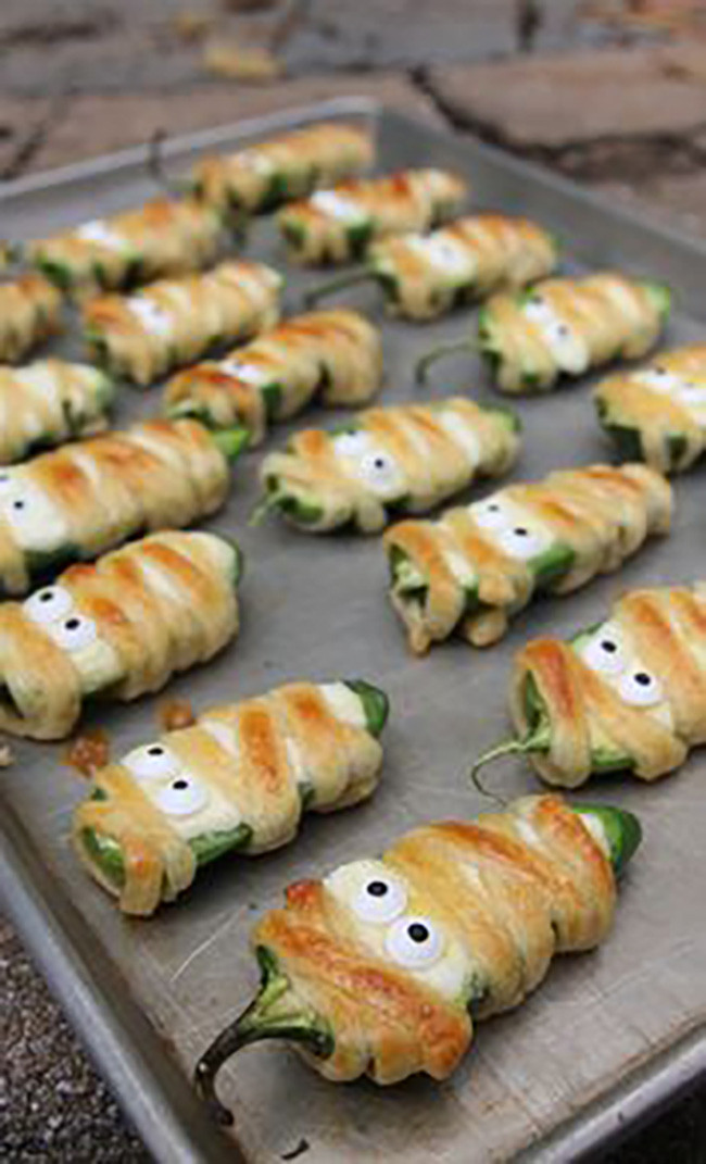 Halloween Jalapeno Poppers
 15 Fall Appetizers Recipes My Life and Kids