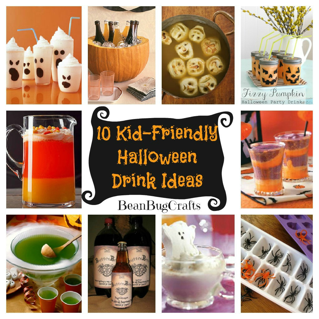 Halloween Kid Drinks
 BeanBugCrafts Ten Halloween Kid Friendly Drink Ideas