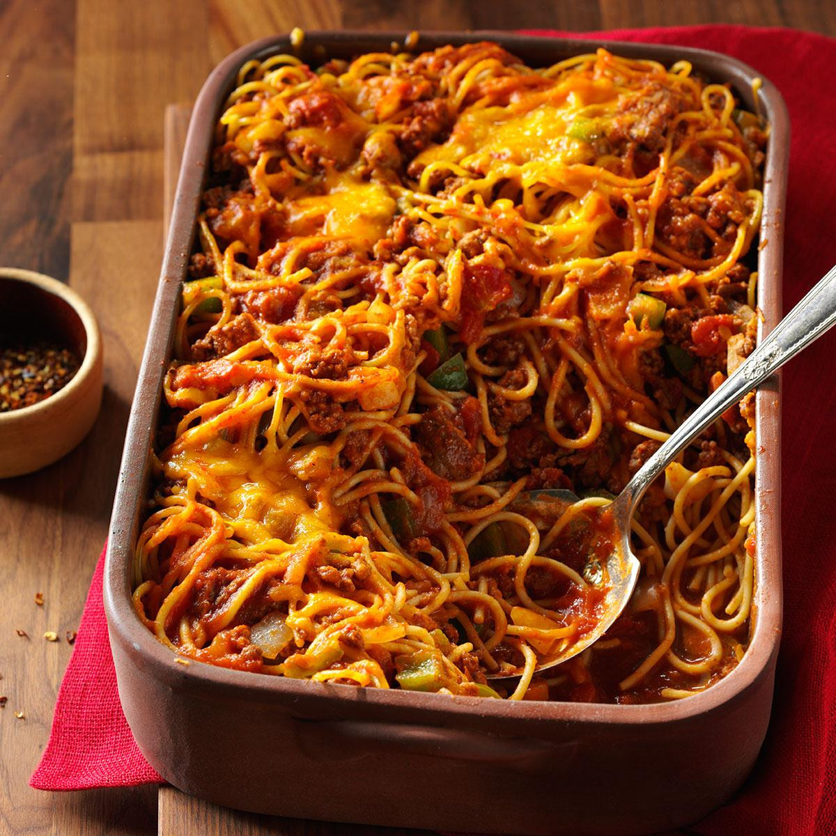 Halloween Main Dishes For Potluck
 Confetti Spaghetti Recipe