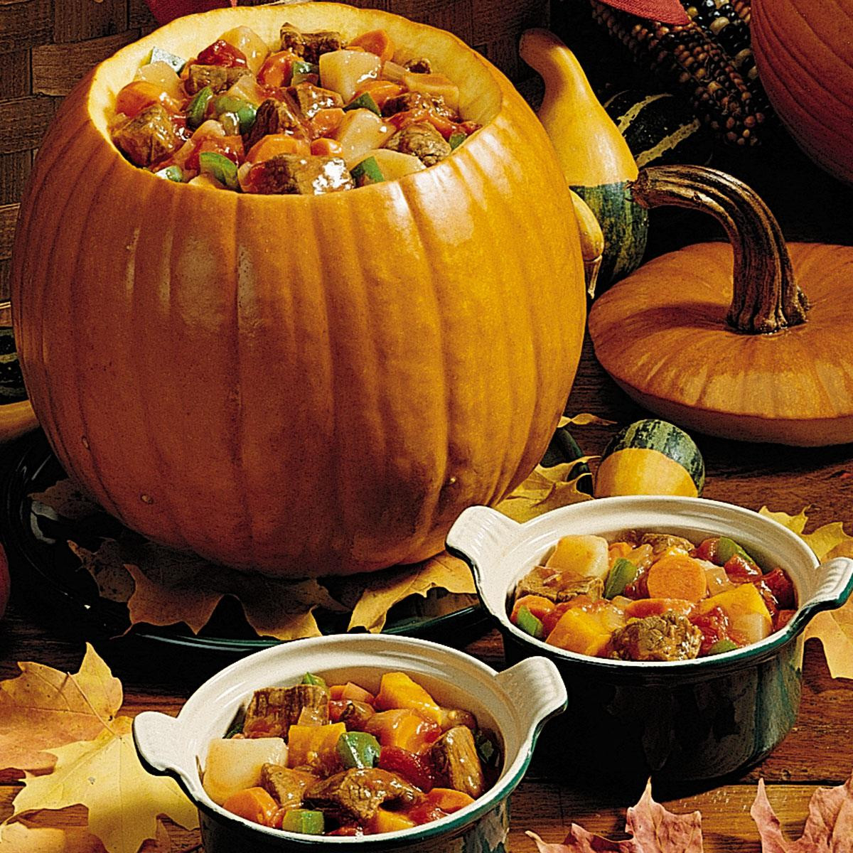 Halloween Main Dishes For Potluck
 Pumpkin Stew Recipe
