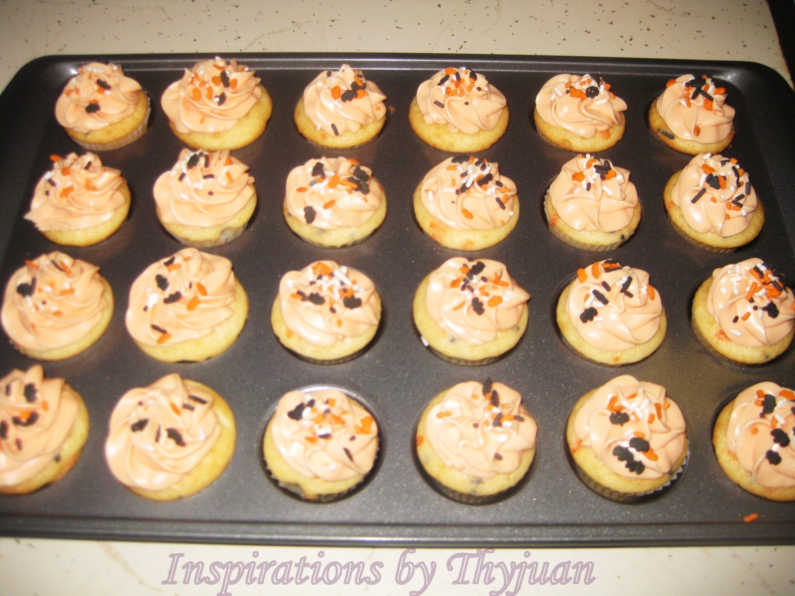 Halloween Mini Cupcakes
 Inspirations by Thyjuan LLC Halloween Cupcakes