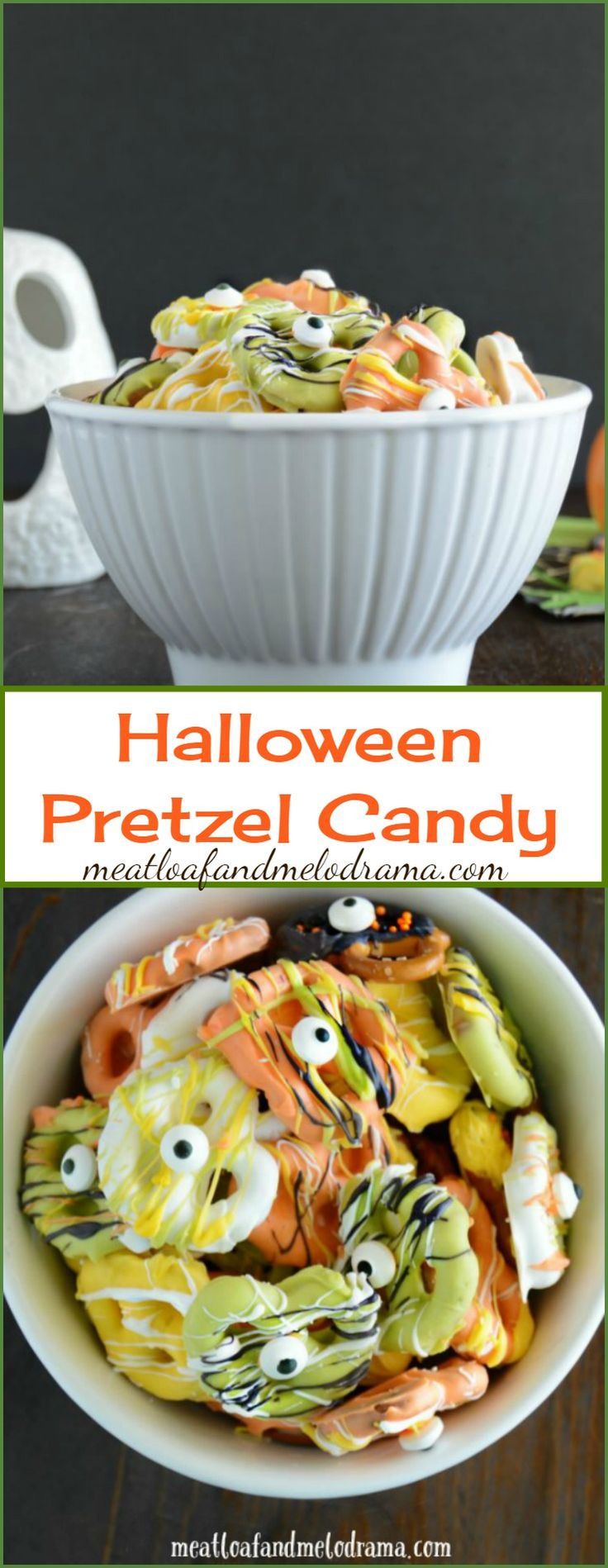 Halloween Pretzels Treats
 Best 25 Halloween pretzels ideas on Pinterest