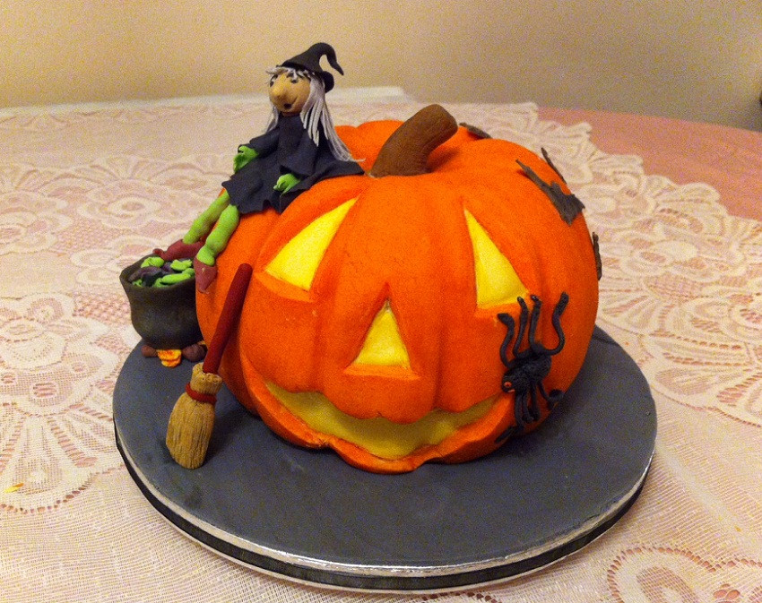 Halloween Pumpkin Cake
 Celebration Cakes in Southwick Brighton – Flair4Cakes