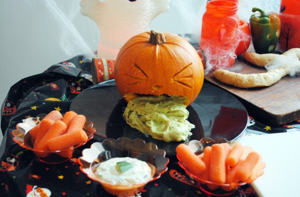 Halloween Pumpkin Recipes
 Halloween party food ideas Puking pumpkin dip goodtoknow
