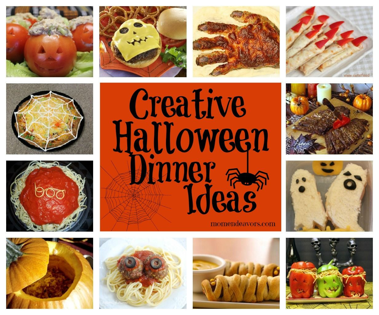 Halloween Side Dishes For Parties
 Links to lots of creative Halloween dinner ideas & side